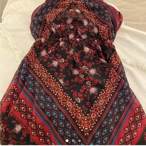 Express mini dress with neck tie